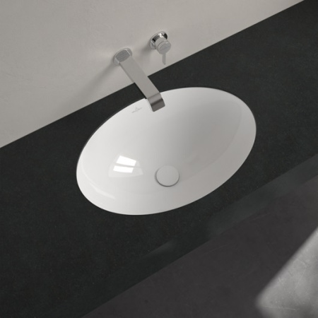 Раковина встраиваемая снизу 43см Villeroy & Boch Loop & Friends 4A530001 alpin